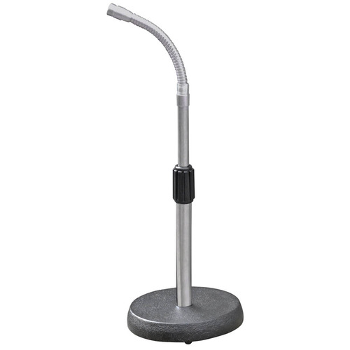Goose Neck Desk Microphone Stand - Heavy Stable Base