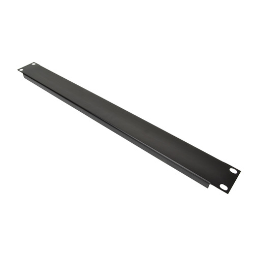 1 U 19" Blank Rack Panel With Black Finish