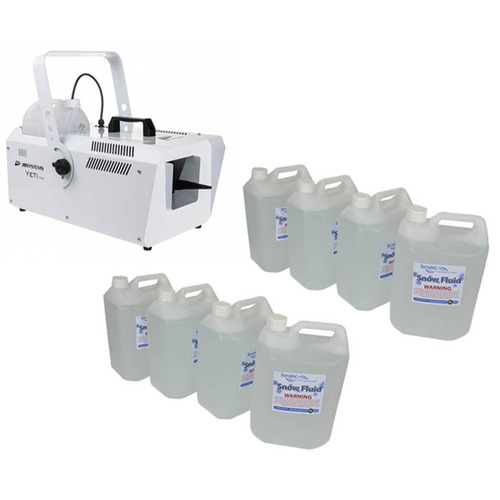 Snow Machine with 40L Snow Fluid Remote or DMX Control Suitable For Large Events