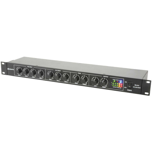 Four Microphone and 3 Line Level Mixer
