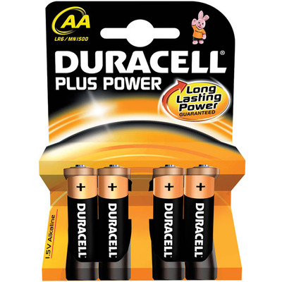 Duracell Plus Power Alkaline Batteries - AA