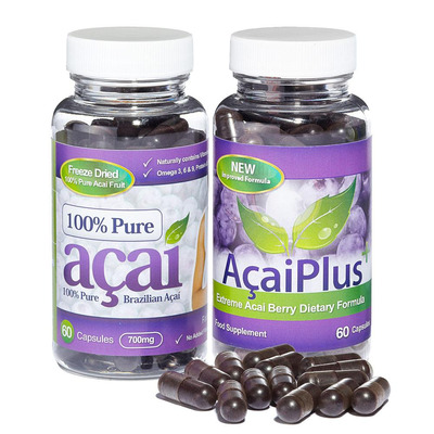Acai Plus & Pure Acai Berry Combo Pack - 1 Month Supply