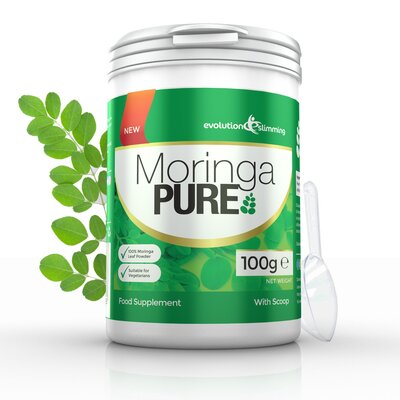 Moringa Pure 100% Pure Organic Powder 100g Pouch - 1 Pouch (100g)