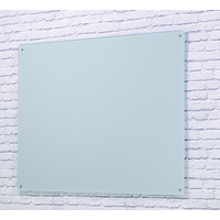Image of Wall Mounted Glass Board 1000 x 650mm White