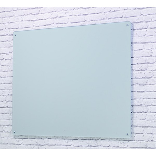 Wall Mounted Glass Board 600 x 450mm White