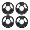 Image of York 4 x 1.25kg G2 Rubber Thin Line Olympic Weight Plates
