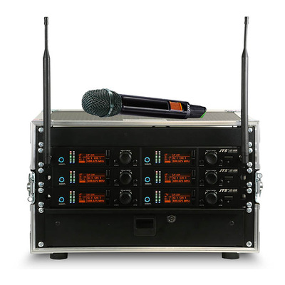 JTS UF-20R Rack n Ready Microphone System 6 Channel Handheld