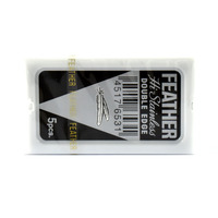 Image of Feather Hi Stainless Double Edge Safety Razor Blades (x5)