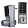 Image of DORMAKABA EE1000 Series EE1021B Back To Back Digital Lock With Key Override On Both Sides - SC With Cylinder