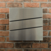 Image of Stainless Steel Letterbox - The Statement - Non Personalised
