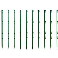 Image of Hotline Green Rabbit / Garden Plastic Electric Fence Posts (80 cm) - 10 Posts