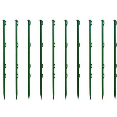 Hotline Green Rabbit / Garden Plastic Electric Fence Posts (80 cm) - 10 Posts
