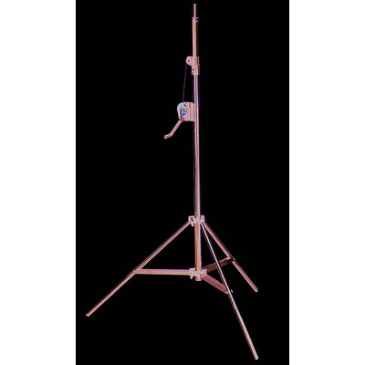 Doughty Nebula 42 Wind Up Lighting Stand 4.20 Metres - Black