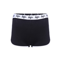 HYPE MONO RUNNING SHORTS - BLACK/WHITE - 12  