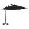 Image of 3m Hanging Banana Cantilever Garden Parasol - Black