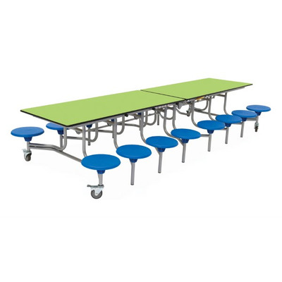 16 Seat Rectangular Mobile Folding Table