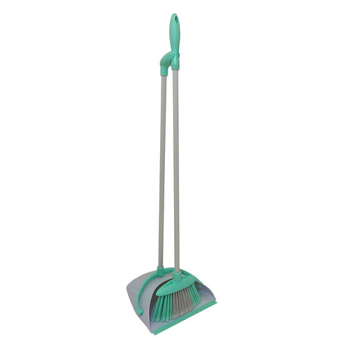 Charles Bentley ''Brights'' Dustpan & Brush Set - Various Colours Green