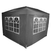 3 x 3m Pop Up Gazebo With 4 Sides - Grey from Charles Bentley