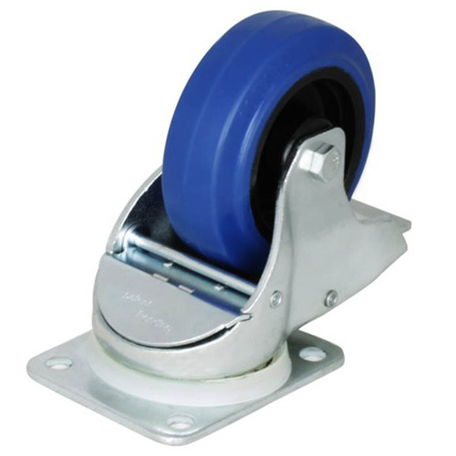 4" 100mm Self Centering Caster - Braked