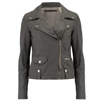 MDK Seattle New Thin Leather Jacket Grey