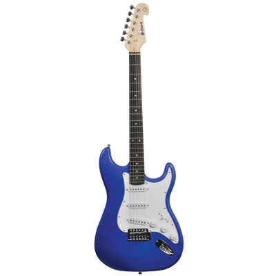 Image of Chord Electric Guitar with Kabukalli Fingerboard Metallic Blue
