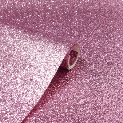 Sequin Sparkle Glitter Wallpaper Pink Arthouse 900904 - 6m x 0.53m