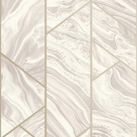 Image of Marble Geometric Glitter Wallpaper Blush Rasch 310917