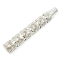 Image of The Outlaw Super Grip Stainless Steel Safety Razor Handle