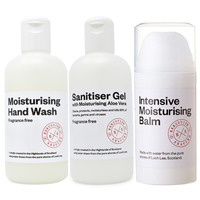 Image of Hand Wash, Sanitiser Gel & Moisturising Balm Set