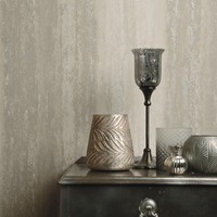 Image of Vesuvius Distressed Stripe Wallpaper Taupe Holden 65082