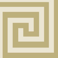Image of Athena Geometric Wallpaper Champagne / Gold Debona 4012