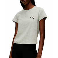 Image of Calvin Klein CK One Lounge Jersey T-Shirt QS6495E Grey Heather QS6495E Grey Heather