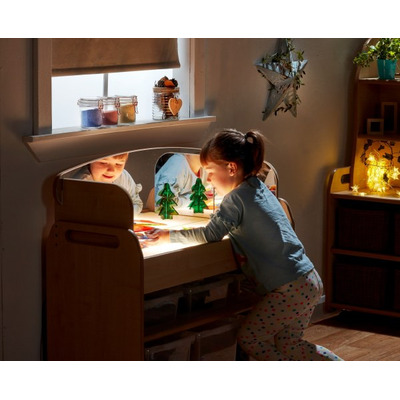 Light Box Trolley with Mirror Surround
