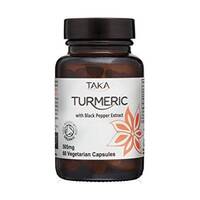 Image of Taka Turmeric - Organic Turmeric & Black Pepper Extract 60caps