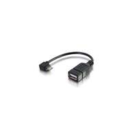 Image of C2G 0.15m Mobile Device USB Micro-B to USB Device OTG Adapter Cable