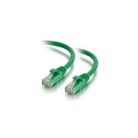 Image of C2G 1m Cat5e Booted Unshielded (UTP) Network Patch Cable - Green