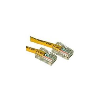 C2G Cat5E Crossover Patch Cable Yellow 0.5m