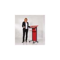 Image of Metroplan Coloured Panel Front Lectern - Red