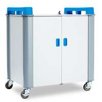 Image of LapCabby 32-Device Mobile AC Charging Trolley for Laptops & Chrome