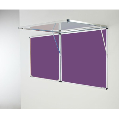 Eco-Sound Top-Hinged Corridor Tamperproof Blazemaster Noticeboard (*Supplied in 2 parts)