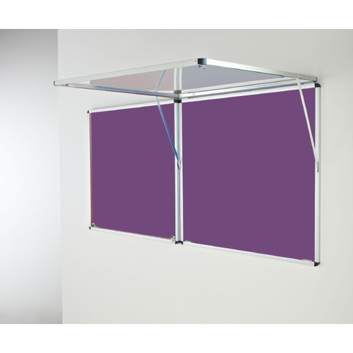 Eco-Sound Top-Hinged Corridor Tamperproof Blazemaster Noticeboard (*Supplied in 2 parts)