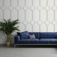 Image of Azzurra Panel Wallpaper Off White Belgravia 9503
