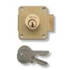 Image of YALE 076 Cylinder Straight Cupboard Lock - 22mm PB KD Bagged