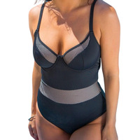 Image of Pour Moi Glamazonia Lightly Padded Underwired Swimsuit