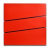 Image of Steel Letterbox - The Statement - Signal Red - Non Personalised