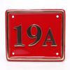 Image of Rectangle Brass House Number - 17.5 x 15cm