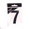 Image of 6.5cm Black Self Adhesive Vinyl Number 7