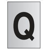 Image of Metal Effect PVC Letter Q