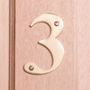 Image of 10cm Brass House Numbers - 3