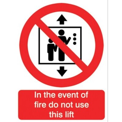 In The Event of Fire Sign